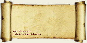 Antonije Jakupi vizit kartica